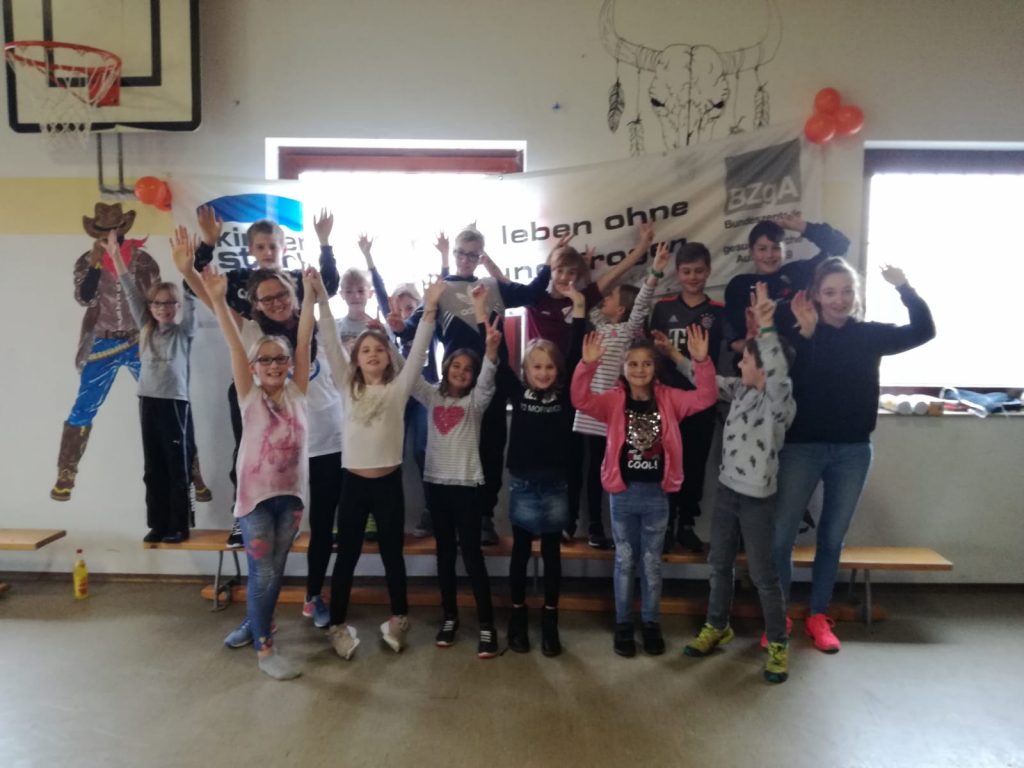Mutige Kinder in Langenmosen