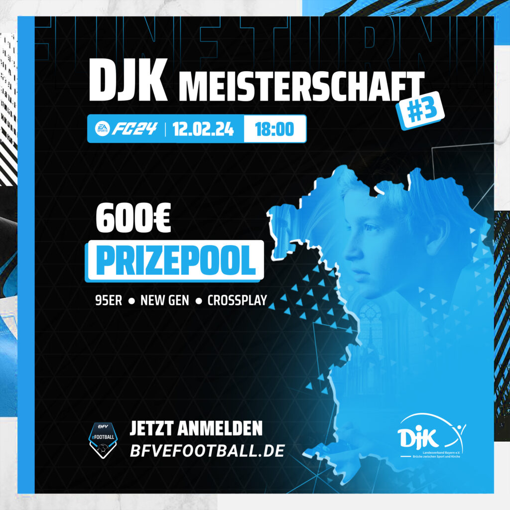Enrique Pinto Kilic von der DJK Ingolstadt gewinnt die 3. Bayerische DJK-E-Sports-Meisterschaft
