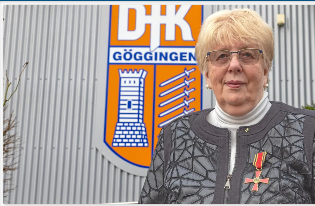 Brigitte Zimmer von der DJK Göggingen erhält Bundesverdienstkreuz